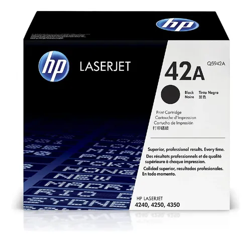 Tóner HP 42A Black