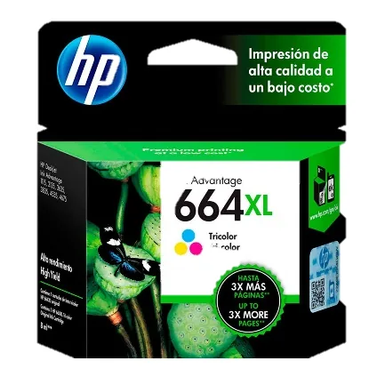 Cartucho HP 664XL Color