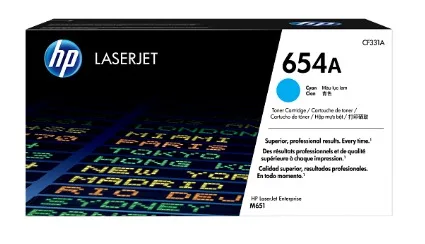 Tóner HP 654A (CF321A) Cyan