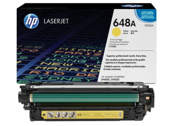 Tóner HP 648A (CE262A) Yellow