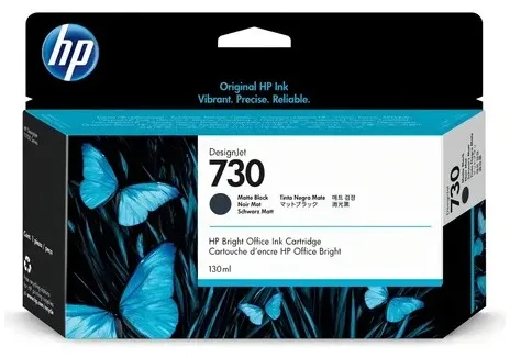 Cartucho HP 730 Matte Black x130ml