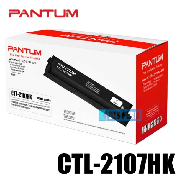 Tóner Pantum CLT-B2107HK Black (2.500) Páginas (Para Impresora CM2107ADW)