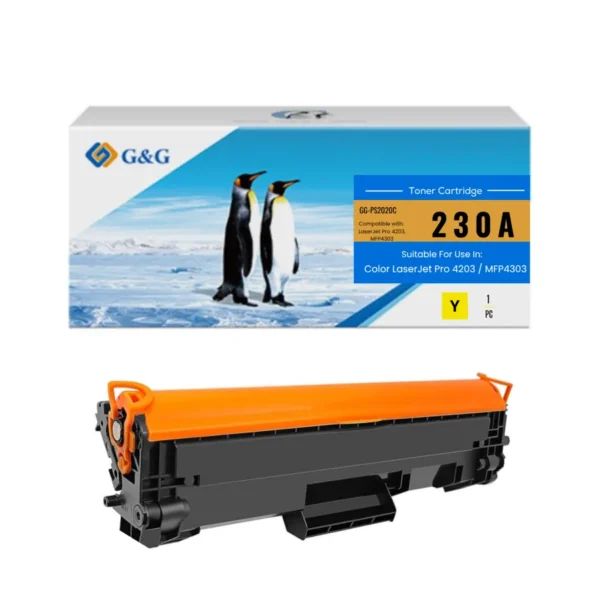 Tóner G&G 230A-X Yellow (W2302A) Con CHIP