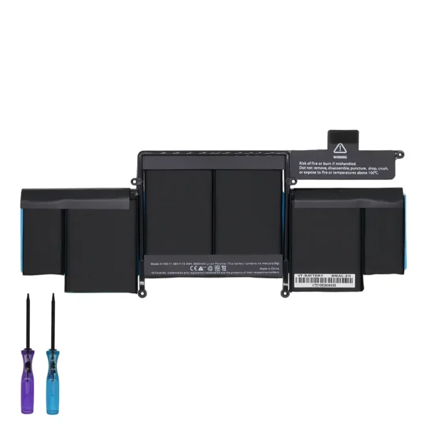 Batería Apple A1493 MacBook Pro 13″ 11.3V 6600mAh 75Wh