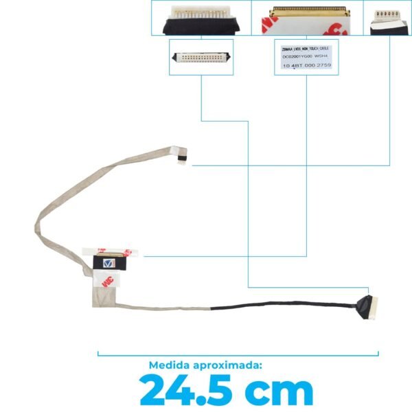 Flex De Video Toshiba C55-B C55D C55T C55D-B C50D C55T-B Dc02001Yg00