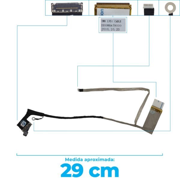 Flex De Video Dell Inspiron N4010 14R PN: Ddum8Ath001