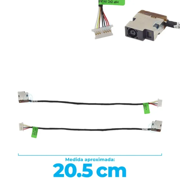 Jack de Carga HP 15-Ab Con Cable