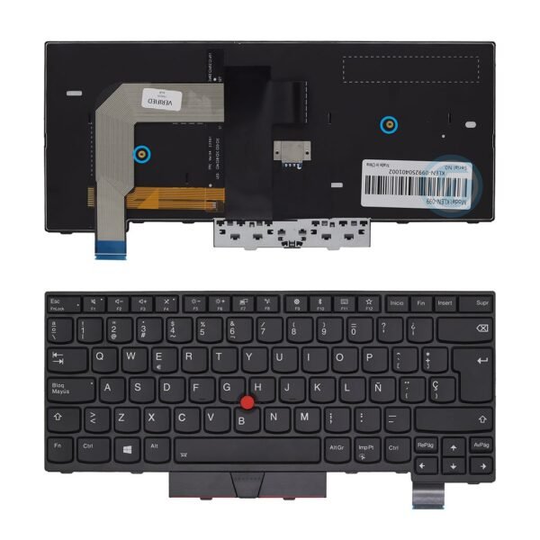 Teclado Lenovo Thinkpad T470 Negro Español Iluminado OEM